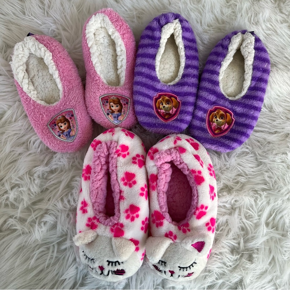 Toddler Slippers, Cat, Sofia the First, Paw Patrol